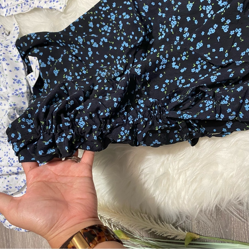 MANGO Dress. Contrasted, front ties MANGO dress - Picture 10 of 14